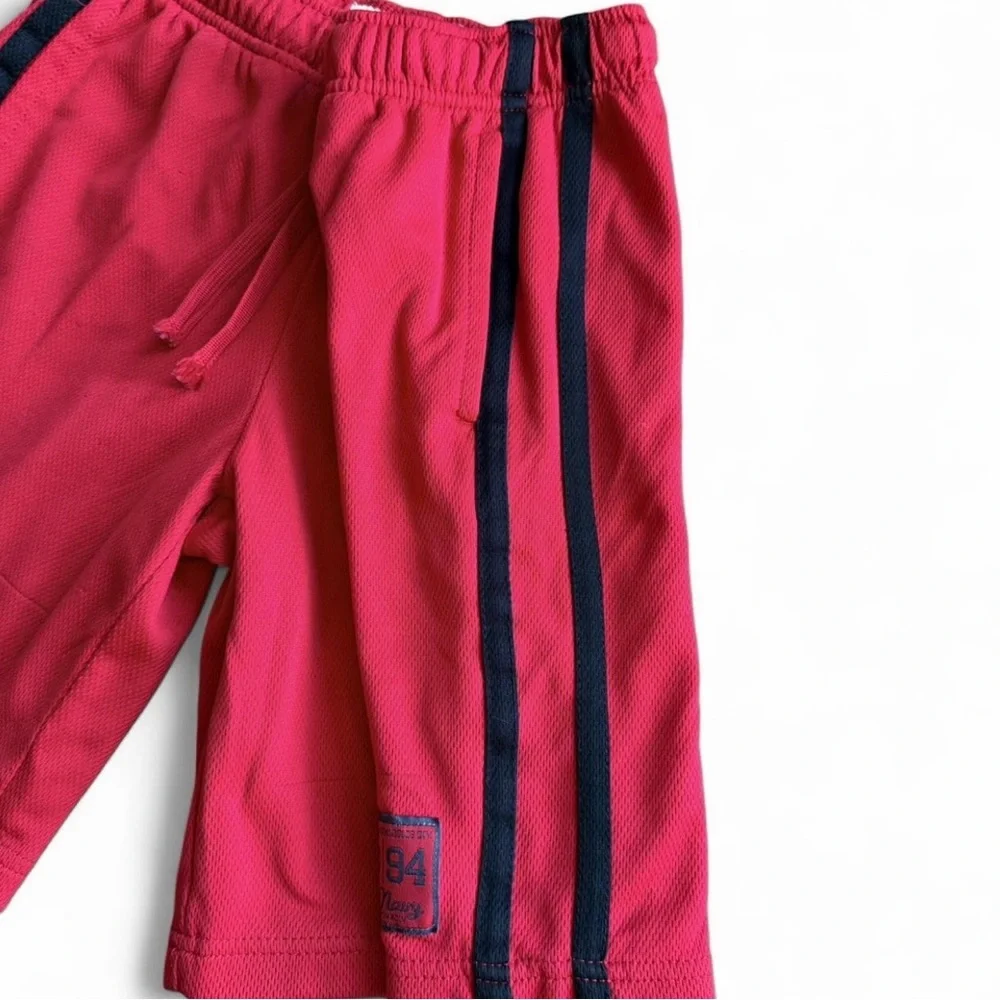 Old Navy Boys Red Mesh Athletic Shorts